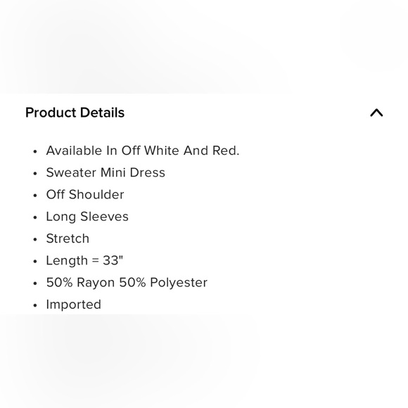 Fashion Nova White Sweater Mini Dress-Size XL NWT🤍 - Picture 5 of 5